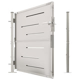NNEVL Garden Gate 100x100 cm Stainless Steel