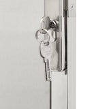 NNEVL Garden Gate 100x100 cm Stainless Steel