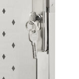NNEVL Garden Gate 100x180 cm Stainless Steel