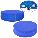 NNEVL Pool Covers 2 pcs PE Round 540 cm 90 g/m²