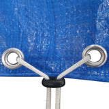 NNEVL Pool Covers 2 pcs PE Rectangular 90 g/sqm 540x270 cm