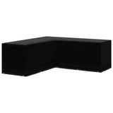 NNEVL Garden Furniture Covers 2 pcs L-Shaped 12 Eyelets 250x250x90 cm