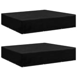 NNEVL Garden Furniture Covers 2 pcs 12 Eyelets 250x250x70 cm