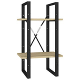 NNEVL 5-Tier Book Cabinet Sonoma Oak 40x30x175 cm Engineered Wood