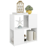 NNEVL Book Cabinet White 60x24x63 cm Chipboard