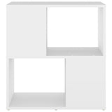 NNEVL Book Cabinet White 60x24x63 cm Chipboard