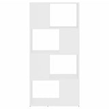 NNEVL Book Cabinet Room Divider White 60x24x124.5 cm Chipboard