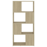 NNEVL Book Cabinet Room Divider Sonoma Oak 60x24x124.5 cm Chipboard