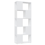 NNEVL Book Cabinet Room Divider White 60x24x155 cm Chipboard