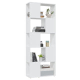 NNEVL Book Cabinet Room Divider White 60x24x155 cm Chipboard