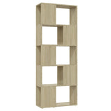 NNEVL Book Cabinet Room Divider Sonoma Oak 60x24x155 cm