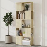 NNEVL Book Cabinet Room Divider Sonoma Oak 60x24x155 cm