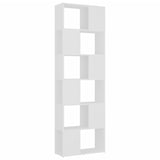 NNEVL Book Cabinet Room Divider White 60x24x186 cm