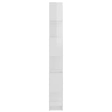 NNEVL Book Cabinet Room Divider High Gloss White 60x24x186 cm