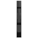NNEVL Book Cabinet Room Divider High Gloss Grey 60x24x186 cm