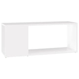 NNEVL TV Cabinet White 80x24x32 cm Chipboard