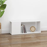 NNEVL TV Cabinet White 80x24x32 cm Chipboard