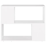 NNEVL TV Cabinet White 80x24x63 cm Chipboard