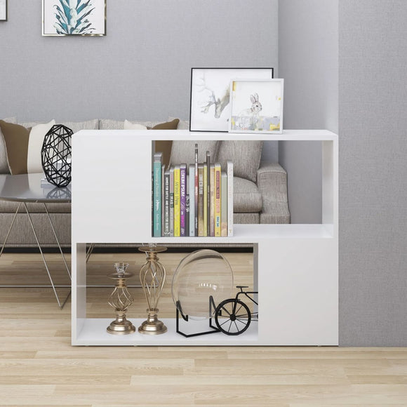 NNEVL TV Cabinet White 80x24x63 cm Chipboard