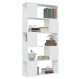 NNEVL Book Cabinet Room Divider White 80x24x155 cm Chipboard