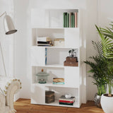 NNEVL Book Cabinet Room Divider White 80x24x155 cm Chipboard