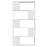 NNEVL Book Cabinet Room Divider White 80x24x155 cm Chipboard