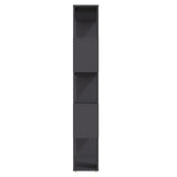 NNEVL Book Cabinet Room Divider Grey 80x24x155 cm Chipboard