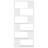 NNEVL Book Cabinet Room Divider White 80x24x186 cm Chipboard