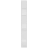 NNEVL Book Cabinet Room Divider White 80x24x186 cm Chipboard