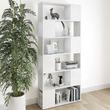 NNEVL Book Cabinet Room Divider White 80x24x186 cm Chipboard