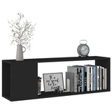NNEVL TV Cabinet Black 100x24x32 cm Chipboard