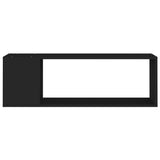 NNEVL TV Cabinet Black 100x24x32 cm Chipboard