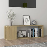 NNEVL TV Cabinet Sonoma Oak 100x24x32 cm Chipboard