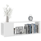 NNEVL TV Cabinet High Gloss White 100x24x32 cm Chipboard