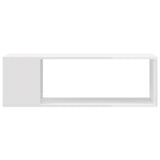 NNEVL TV Cabinet High Gloss White 100x24x32 cm Chipboard