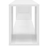 NNEVL TV Cabinet High Gloss White 100x24x32 cm Chipboard