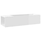 NNEVL TV Cabinet High Gloss White 100x24x32 cm Chipboard