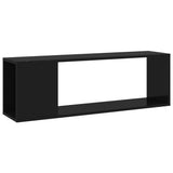 NNEVL TV Cabinet High Gloss Black 100x24x32 cm Chipboard