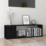 NNEVL TV Cabinet High Gloss Black 100x24x32 cm Chipboard
