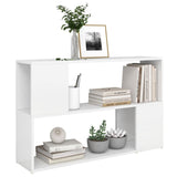 NNEVL Book Cabinet White 100x24x63 cm Chipboard