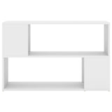 NNEVL Book Cabinet White 100x24x63 cm Chipboard