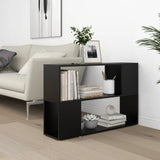 NNEVL Book Cabinet Black 100x24x63 cm Chipboard