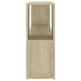 NNEVL Book Cabinet Sonoma Oak 100x24x63 cm Chipboard