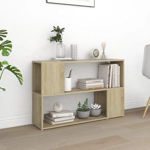 NNEVL Book Cabinet Sonoma Oak 100x24x63 cm Chipboard