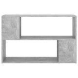 NNEVL Book Cabinet Concrete Grey 100x24x63 cm Chipboard