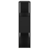 NNEVL Book Cabinet Room Divider Black 100x24x94 cm