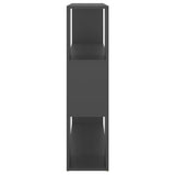 NNEVL Book Cabinet Room Divider Grey 100x24x94 cm