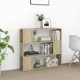 NNEVL Book Cabinet Room Divider Sonoma Oak 100x24x94 cm