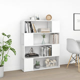 NNEVL Book Cabinet Room Divider White 100x24x124 cm