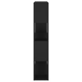 NNEVL Book Cabinet Room Divider Black 100x24x124 cm